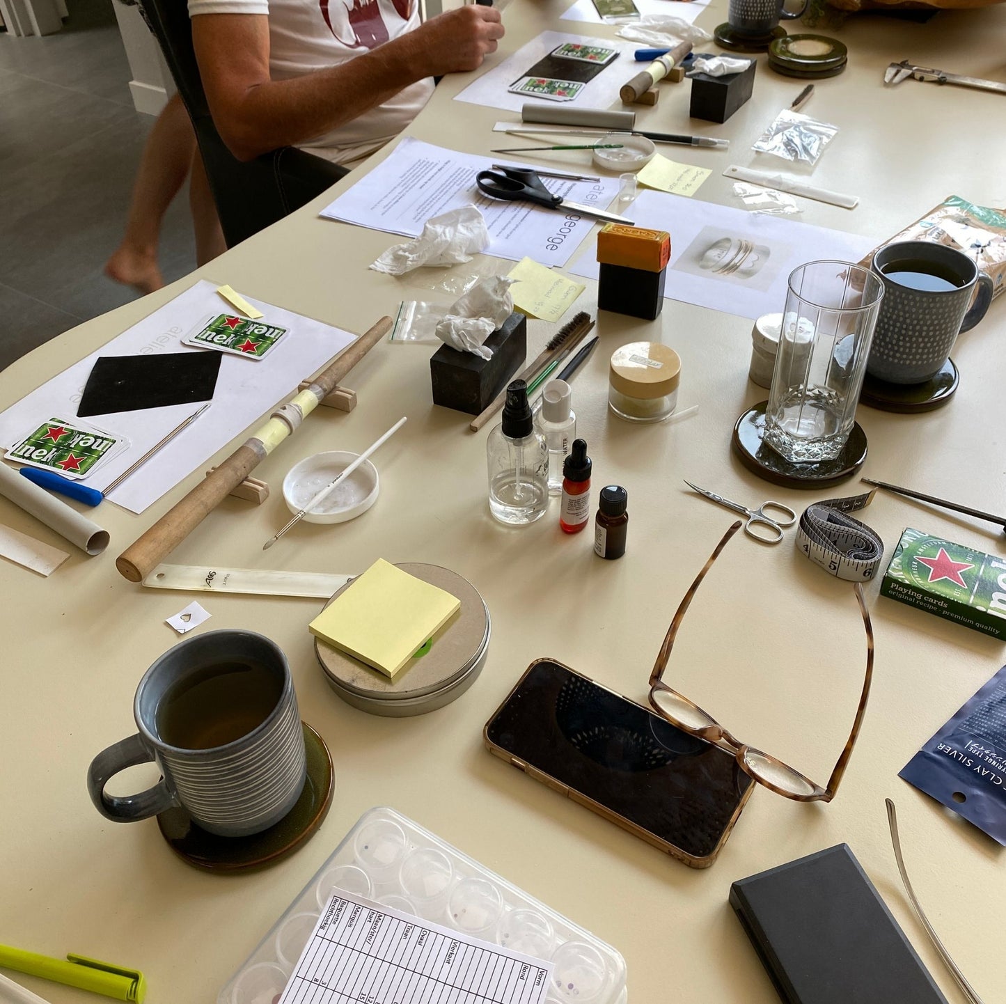 Groepsworkshop zilverklei