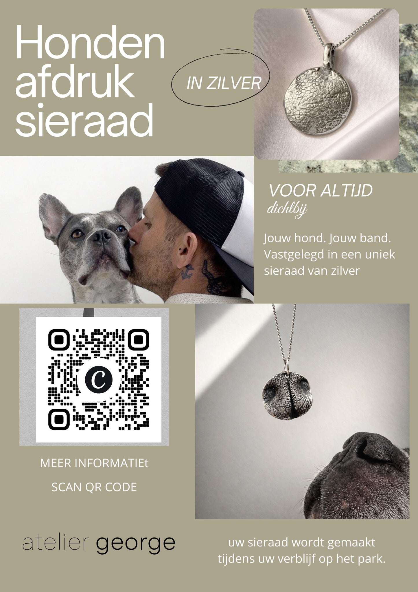 Vakantie — Neusafdruk in zilver (Europarcs)