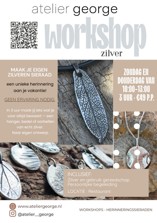 Zomerworkshop Zilverklei — Europarcs Uitdam