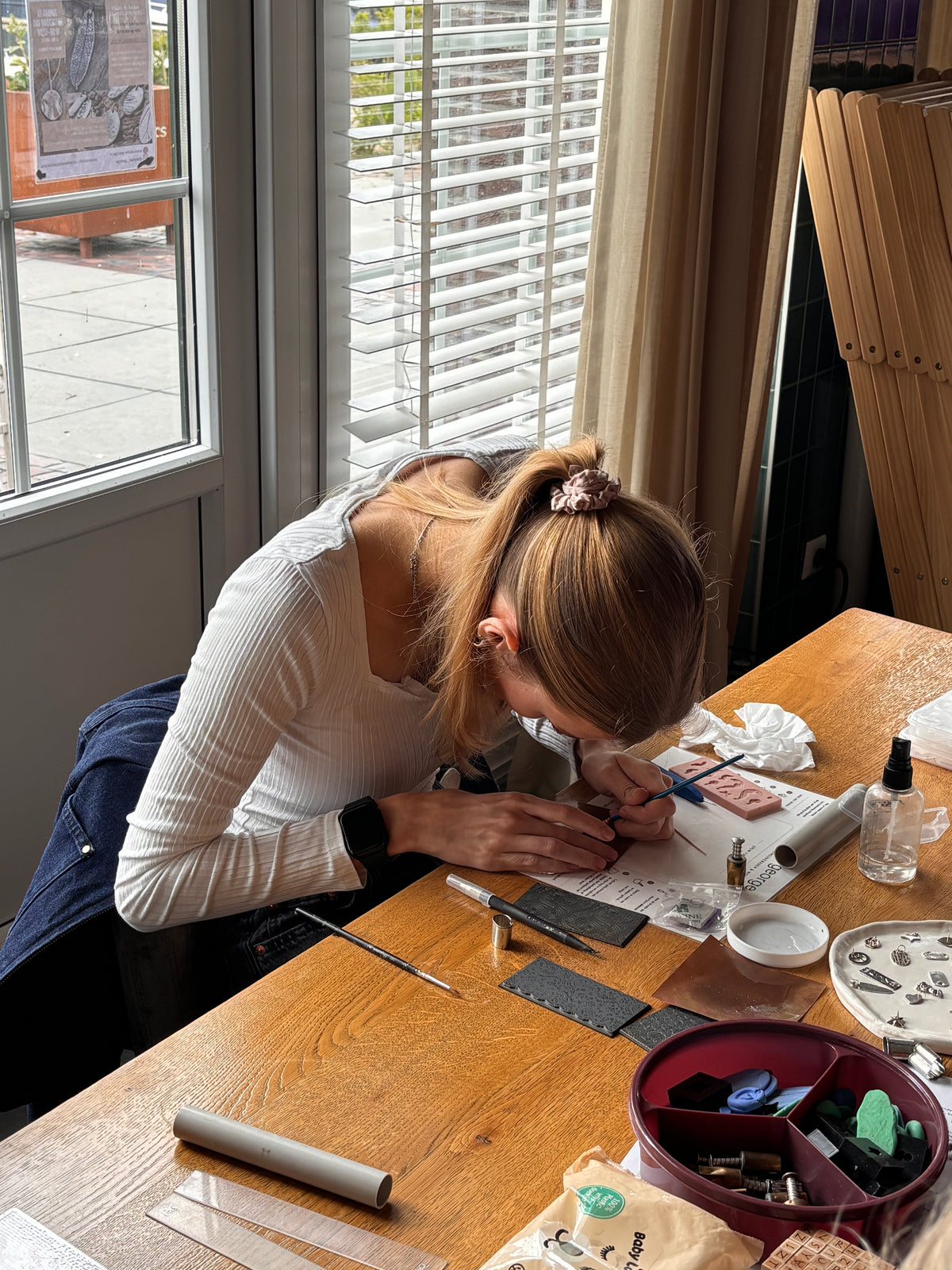 Groepsworkshop zilverklei