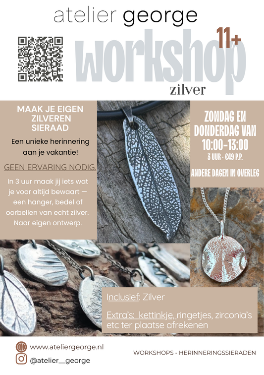 Zomerworkshop Zilverklei — Europarcs Uitdam