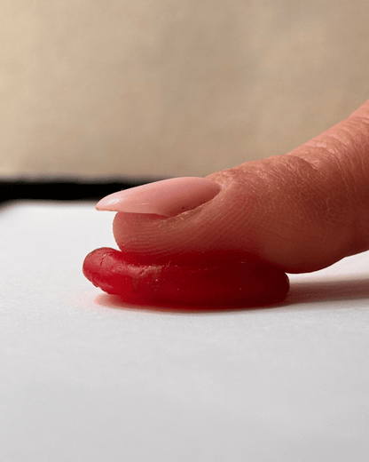 vinger in was, afdruk maken ,rode was, atelier george